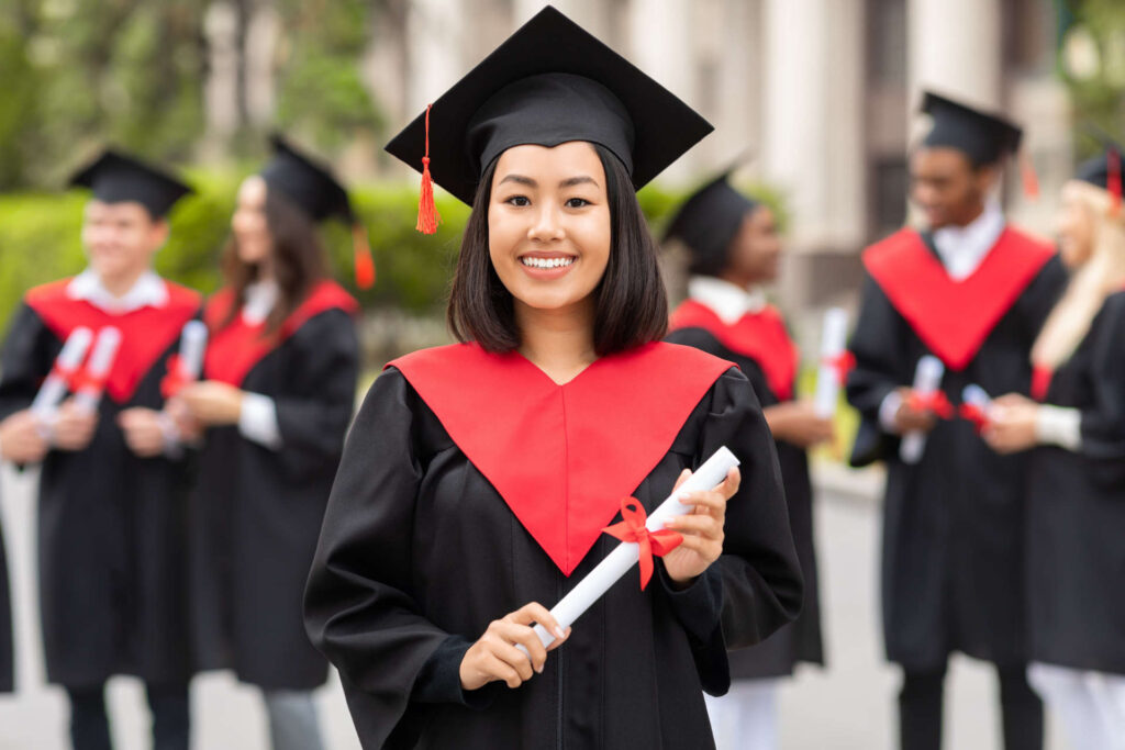 Female graduate